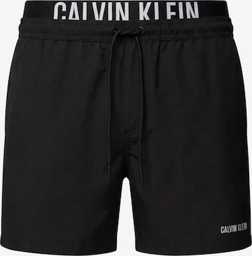 Calvin Klein Plavecké šortky 'Intense Power' – černá: přední strana