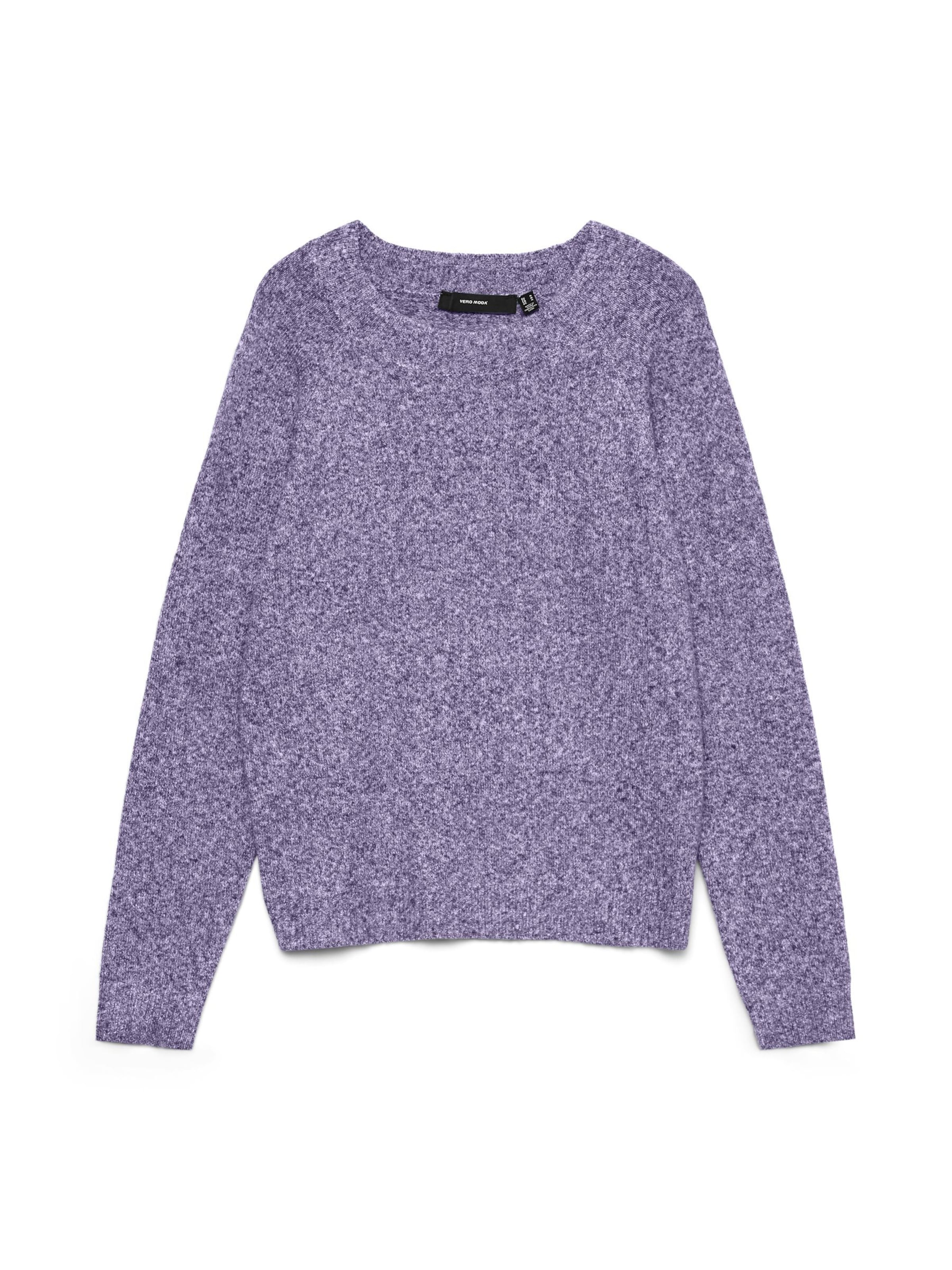 VERO MODA Sweater 'VMDoffy' in Purple: front