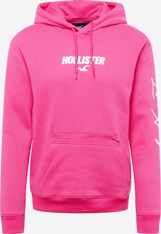 Felpa hollister rosa sales
