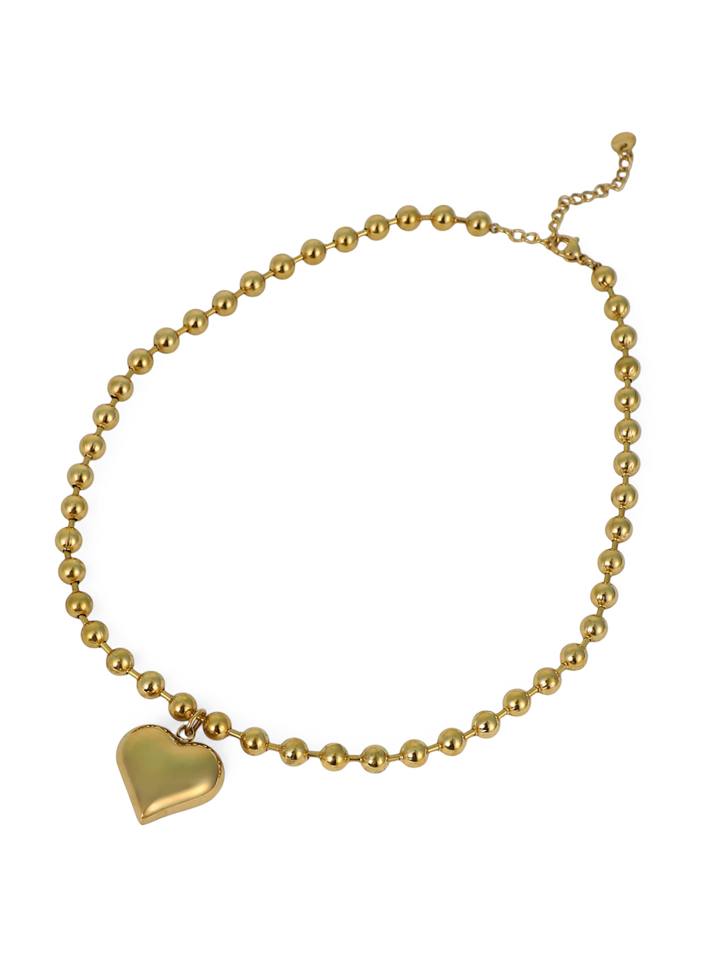 SOHI Kette 'Haritha' in Gold: Vorderseite