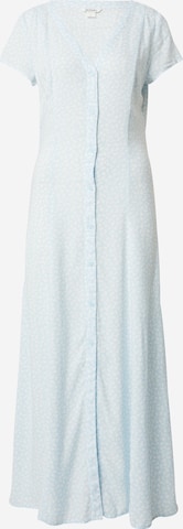 Abito camicia di Monki in blu: frontale