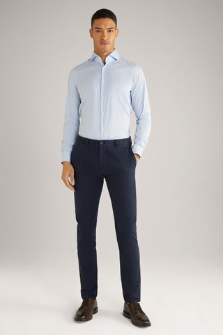 JOOP! Slim fit Overhemd ' Ernest ' in Blauw