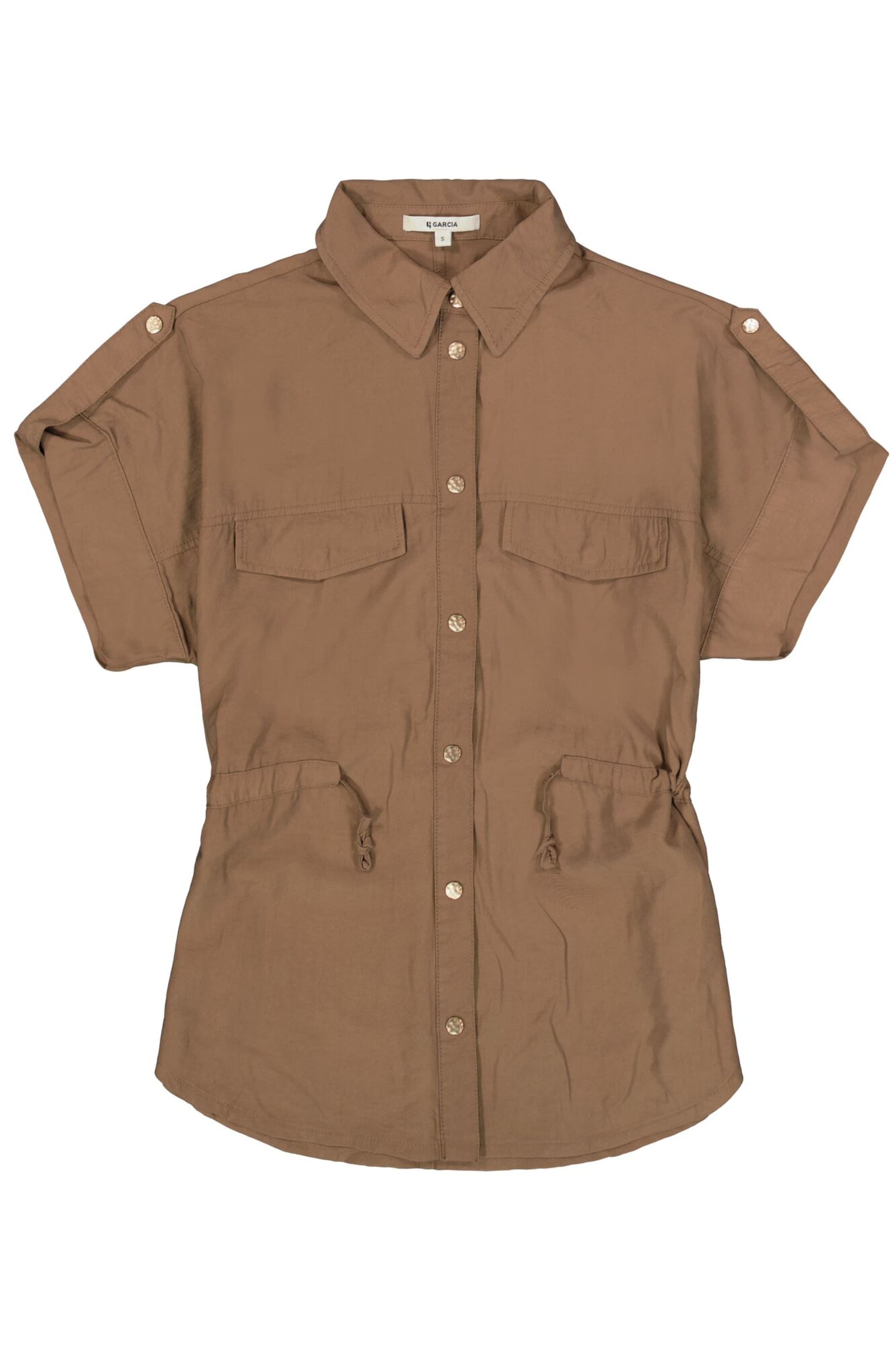 GARCIA - Blusa en marrón: frente