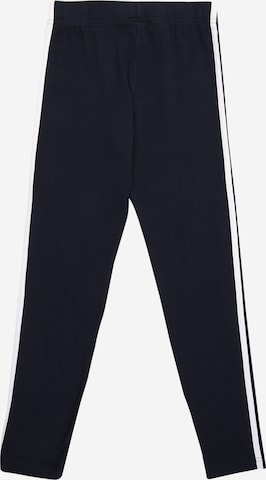ADIDAS SPORTSWEAR Skinny Workout Pants 'Essentials 3-Stripes' in Blue