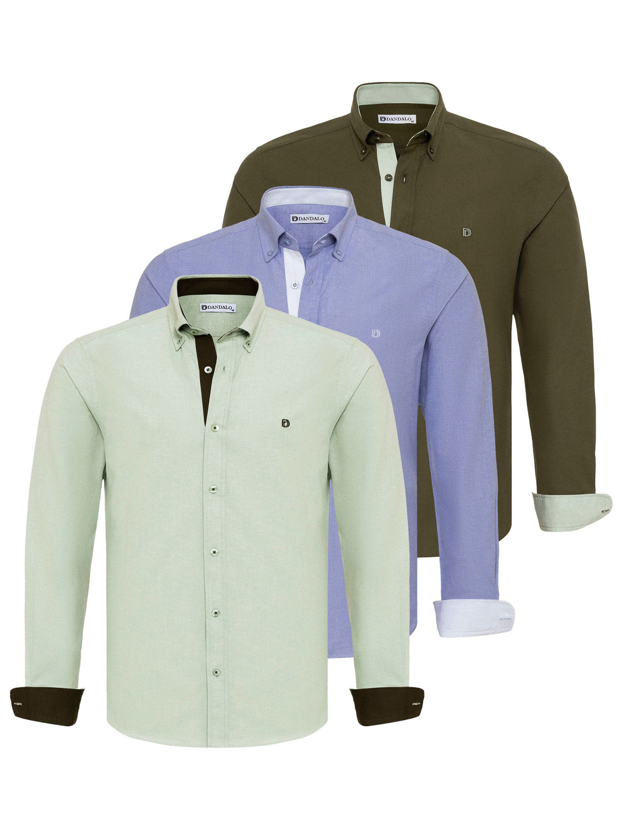 Dandalo Regular fit Button Up Shirt in Mixed colours: front
