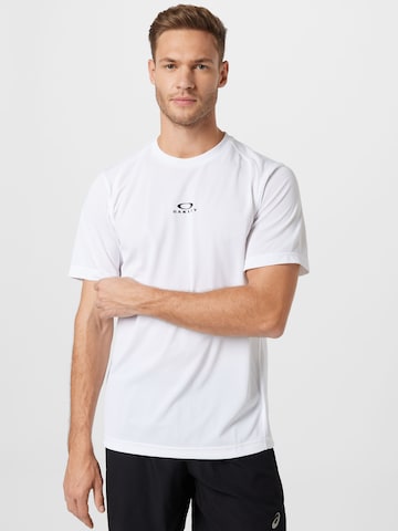 OAKLEY Funkčné tričko - biela: predná strana