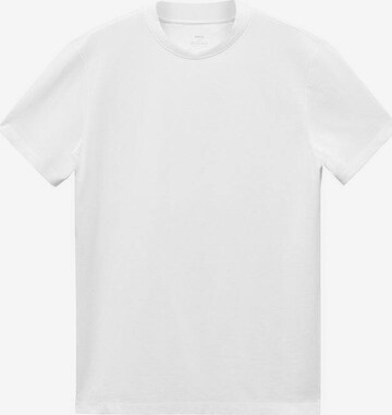 MANGO MAN Shirt in White: front