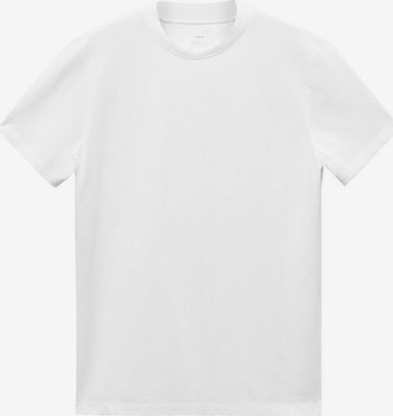 MANGO MAN Shirt in White: front