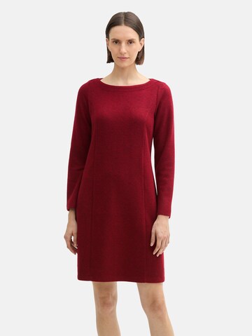 TOM TAILOR Knit dress in Red: front