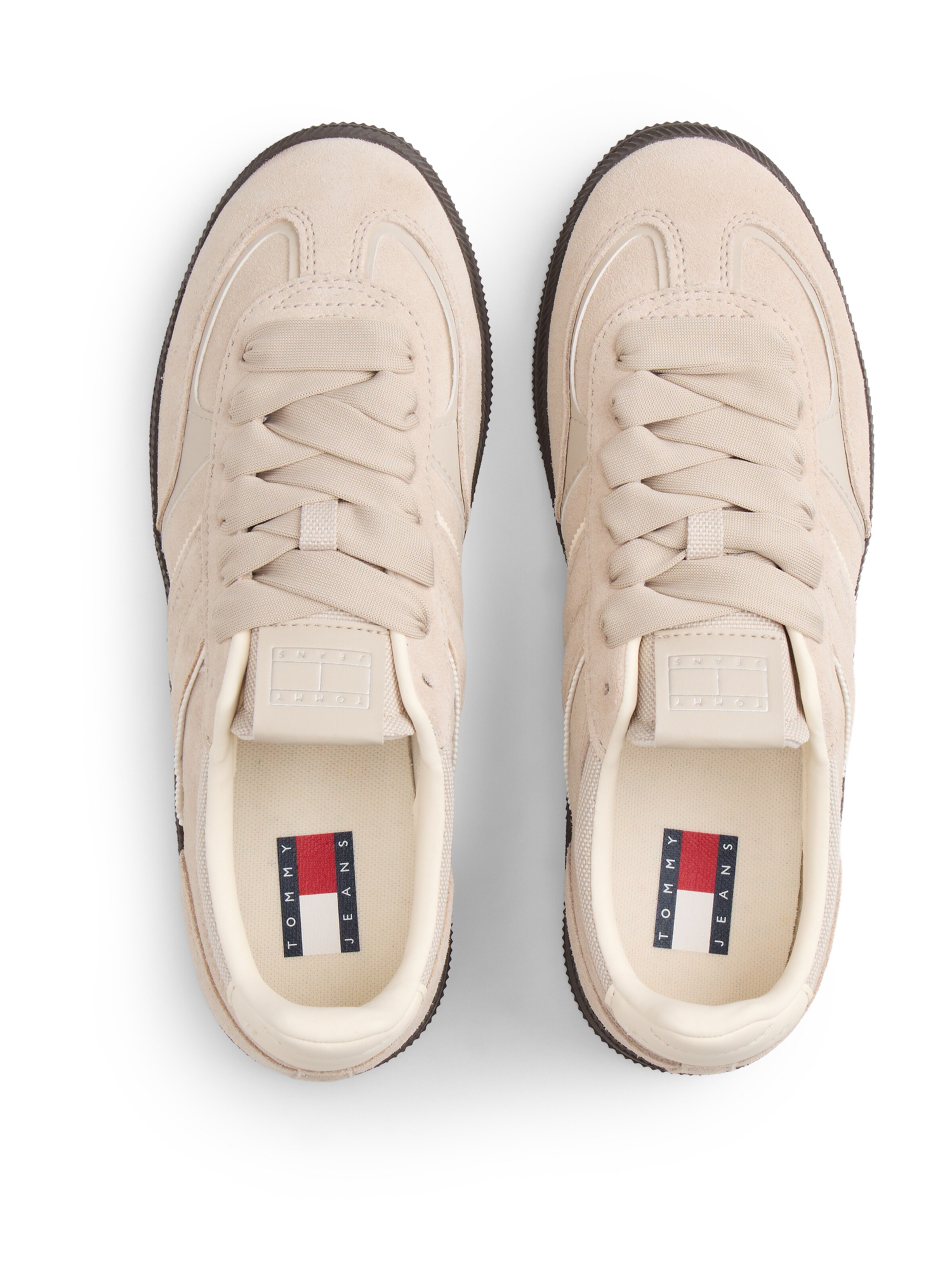 Tommy Jeans Σνίκερ χαμηλό 'THE GREENWICH EDGE' σε μπεζ