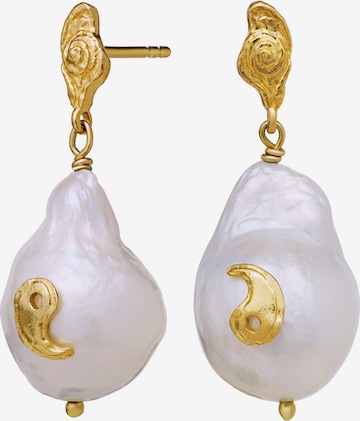 Boucles d'oreilles 'LUCIA' Maanesten en blanc