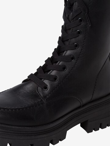 TAMARIS Lace-Up Ankle Boots in Black