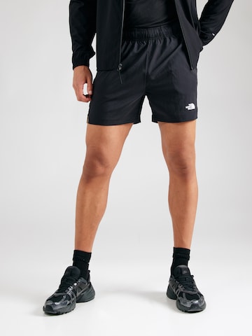 THE NORTH FACE - regular Pantalón de montaña en negro: frente