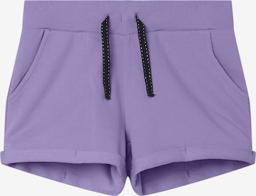 Pantalon 'Volta' NAME IT en violet : devant