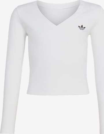 ADIDAS ORIGINALS Shirt in Weiß: Vorderseite