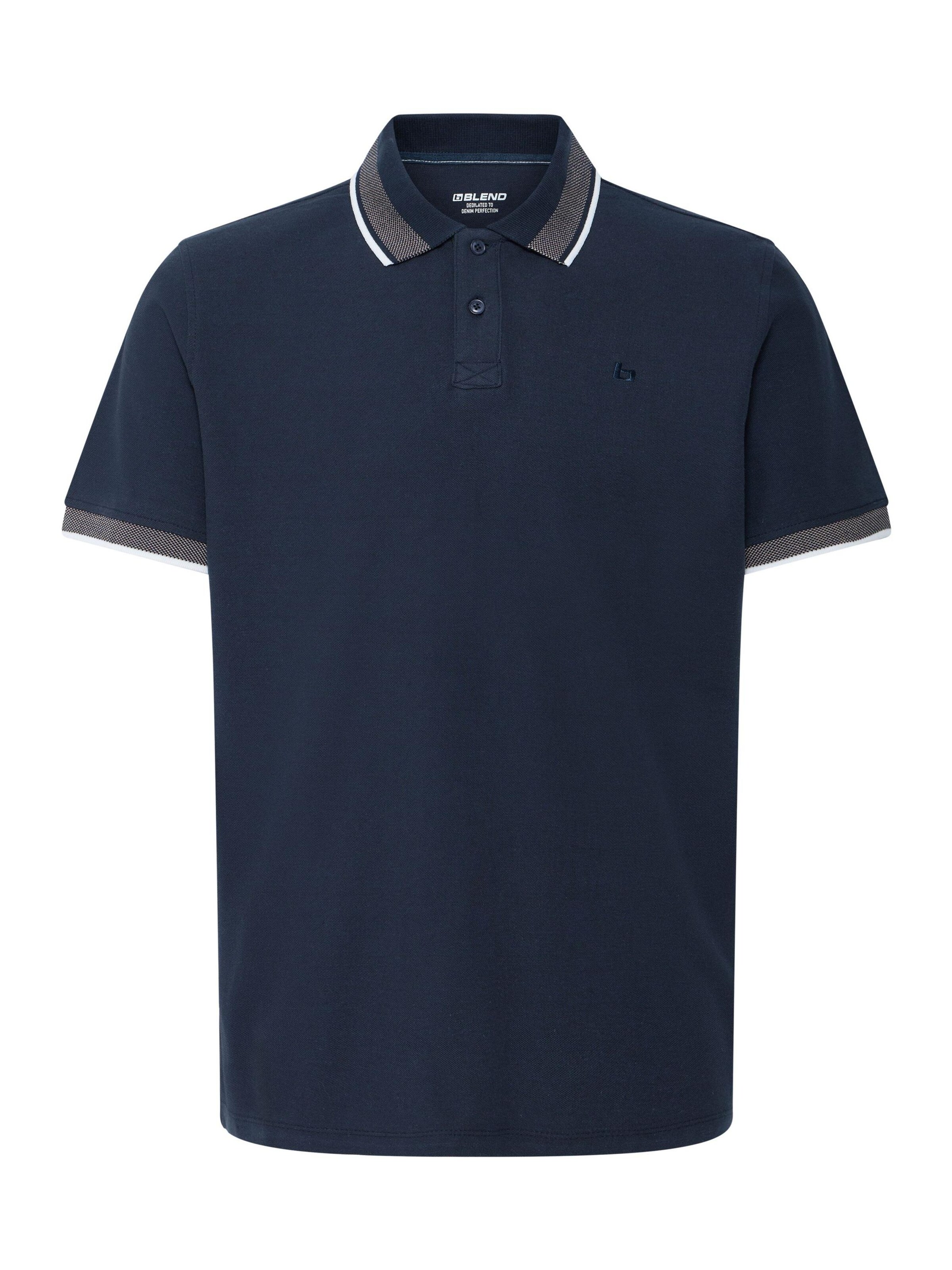 BLEND Poloshirt in Blau: Vorderseite