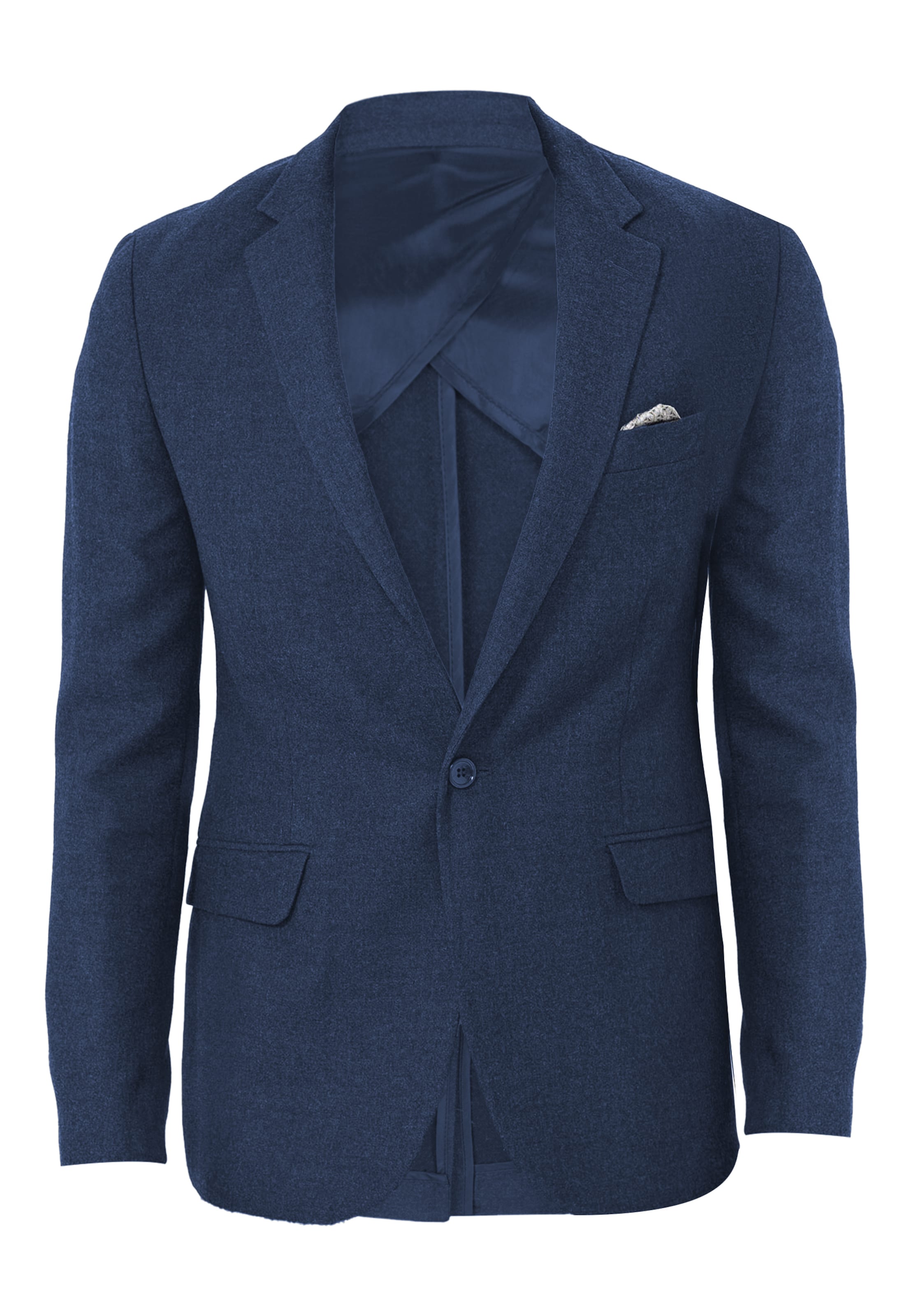 Blue blazer mens slim fit cheap