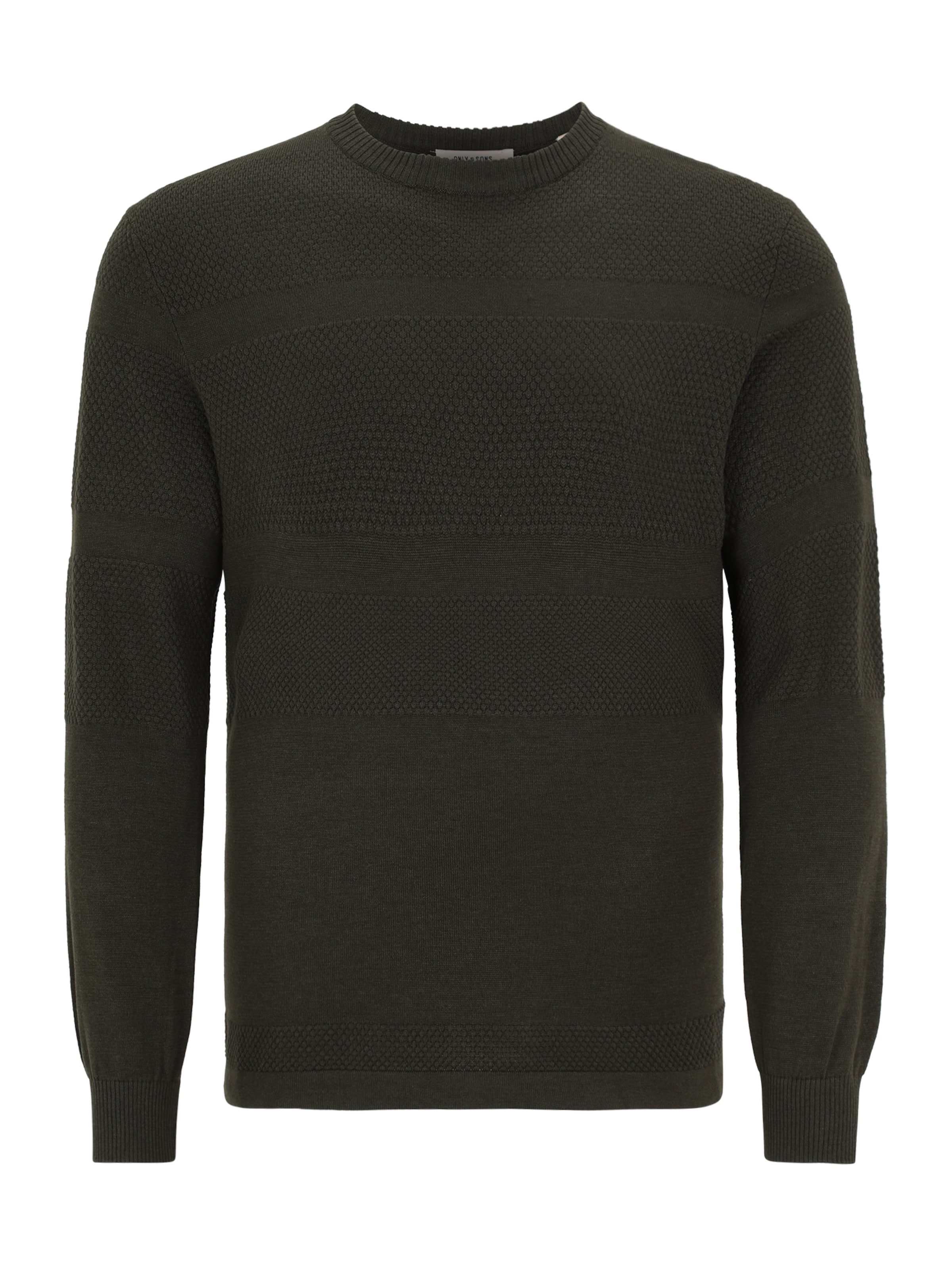 Only & Sons Sweater 'ONSMALIK' in Green: front