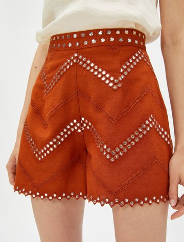 Koton Flared Trousers in Orange