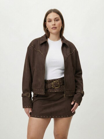 Hoermanseder Демисезонная куртка в Коричневый