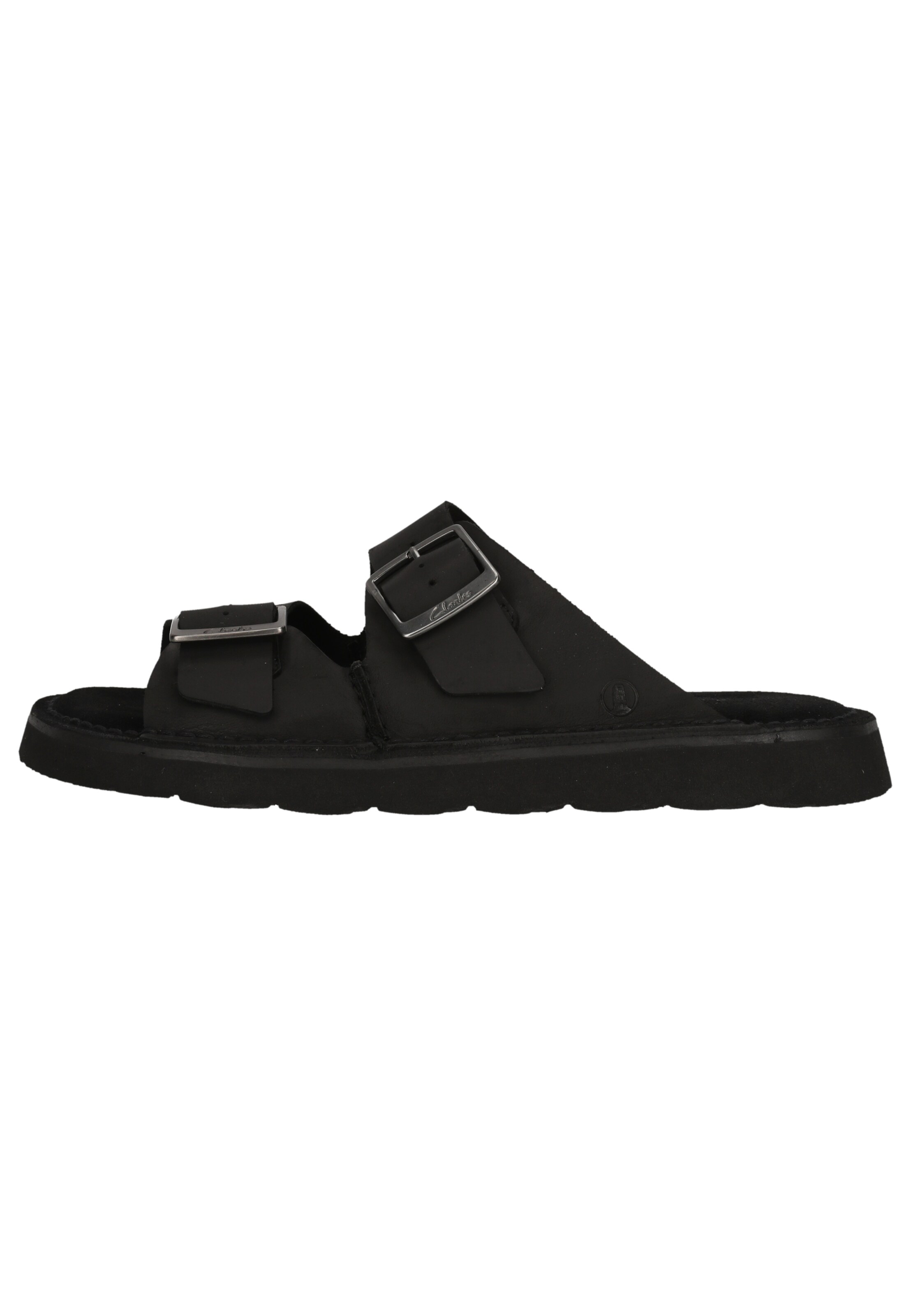 CLARKS Sandale 'Solsbury Strap' in Schwarz