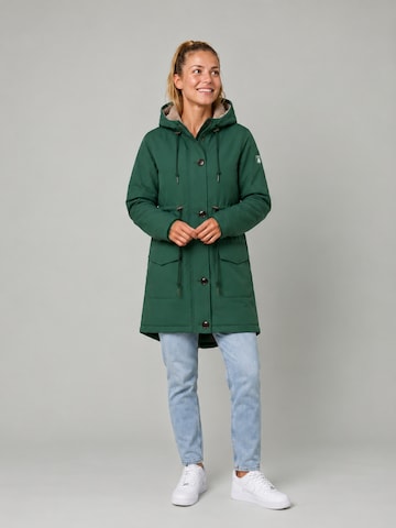 Derbe Winter Jacket 'Festholm' in Green