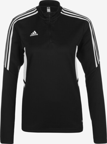ADIDAS PERFORMANCE Athletic Sweatshirt 'Condivo 22' in Black: front