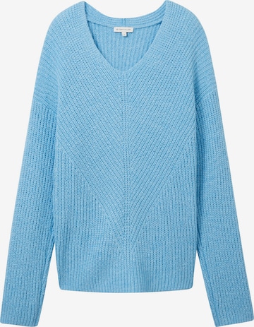 TOM TAILOR Sweater in Blue: front