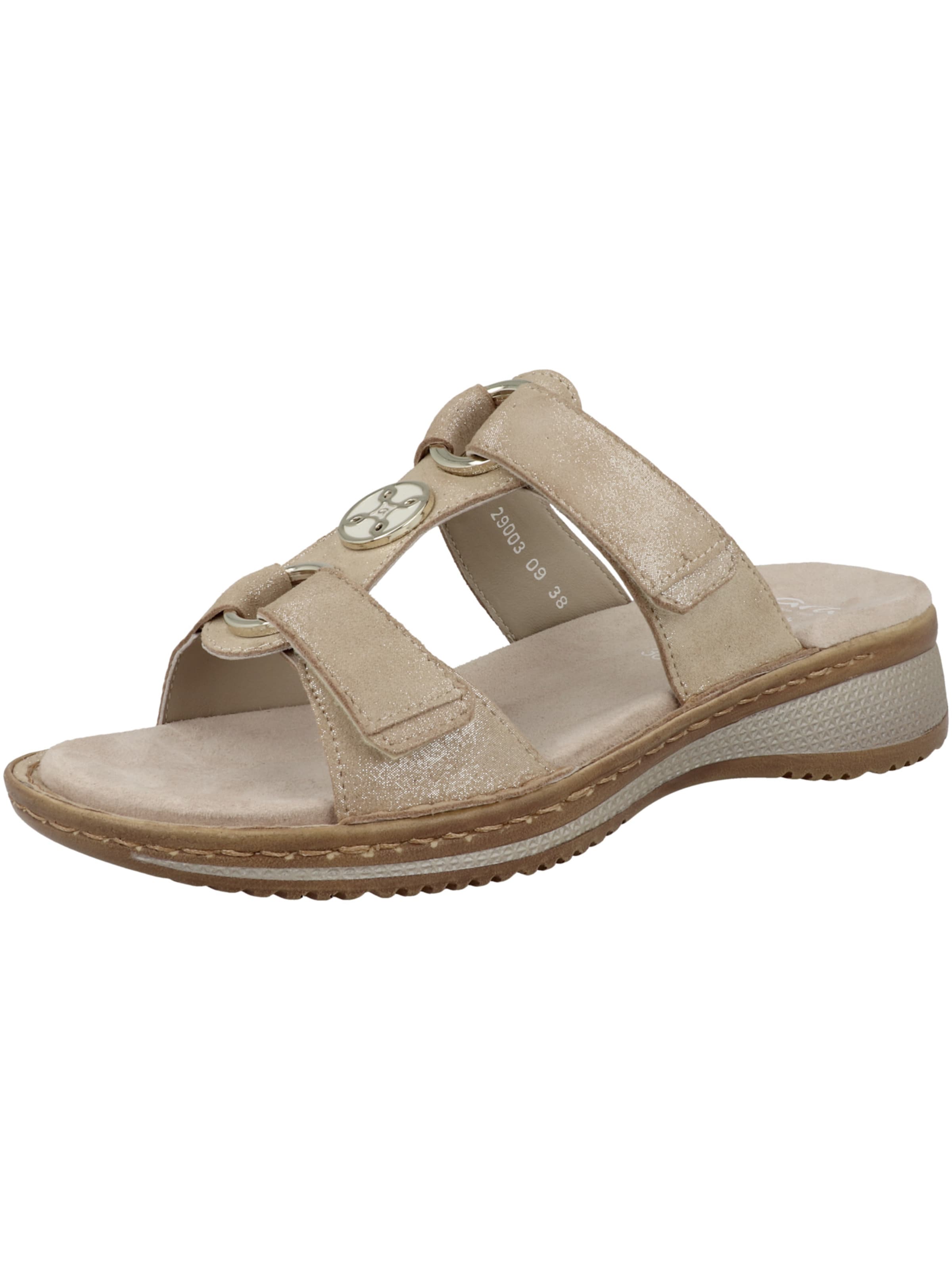 Zoccoletto di ARA in beige: frontale