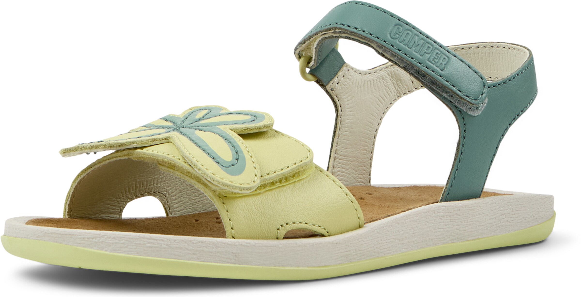 CAMPER Sandalen 'Bicho Twins' in Geel: voorkant