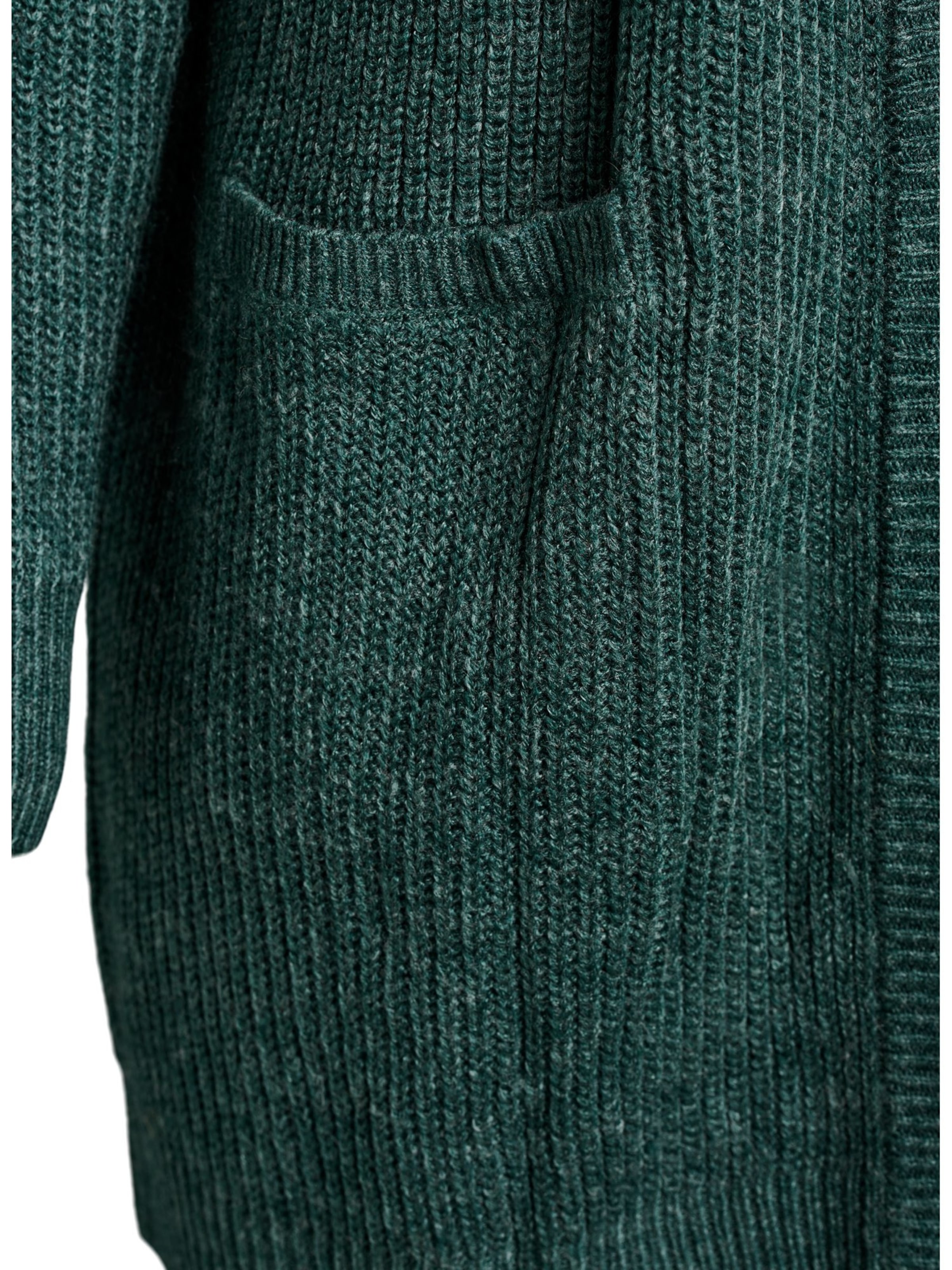 Zizzi Вязаная кофта 'FLLOLA' в Зеленый