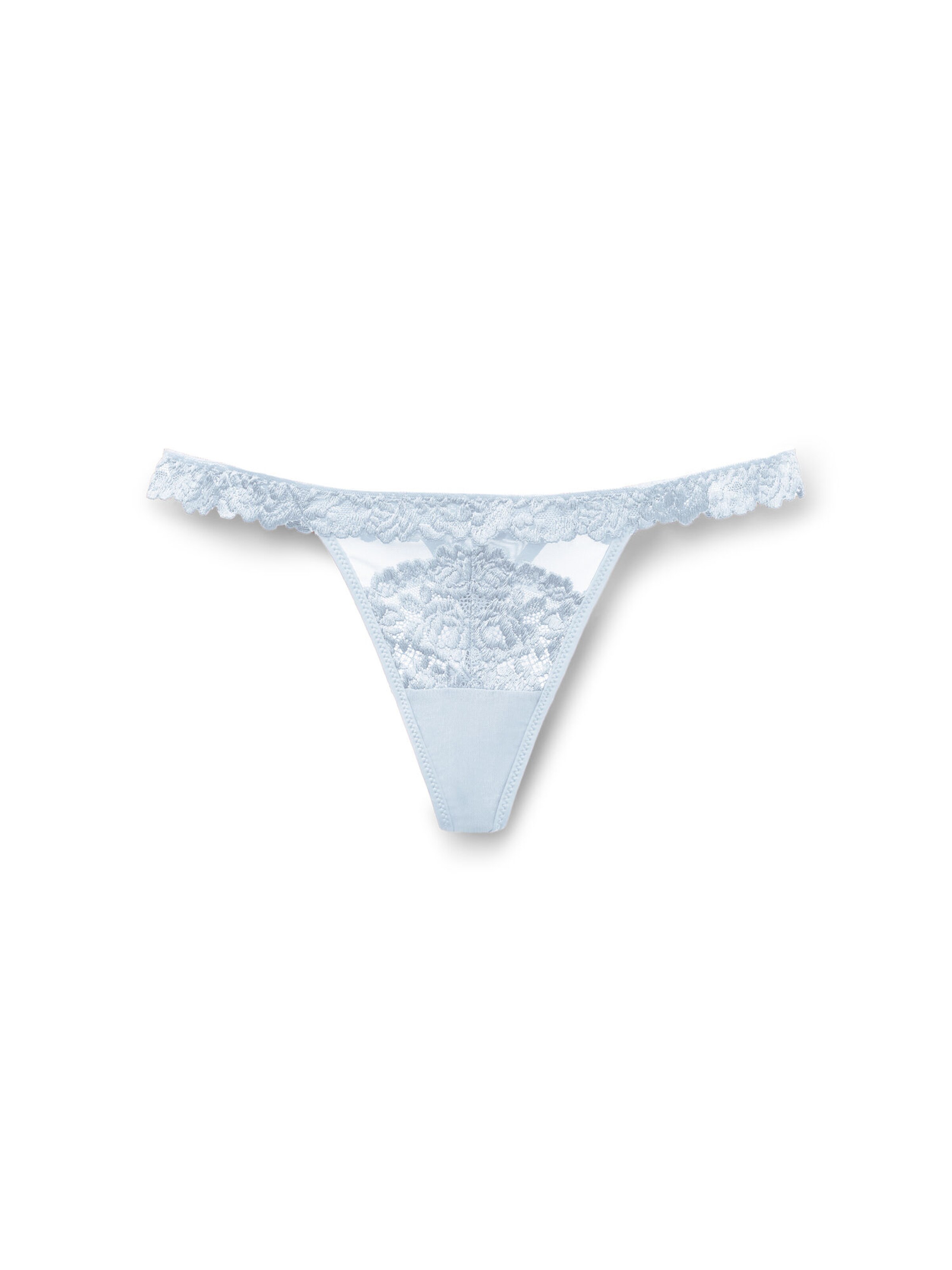 INTIMISSIMI String 'Pretty Flowers' in Blau: Vorderseite