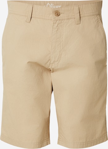 Pantalon s.Oliver en beige : devant