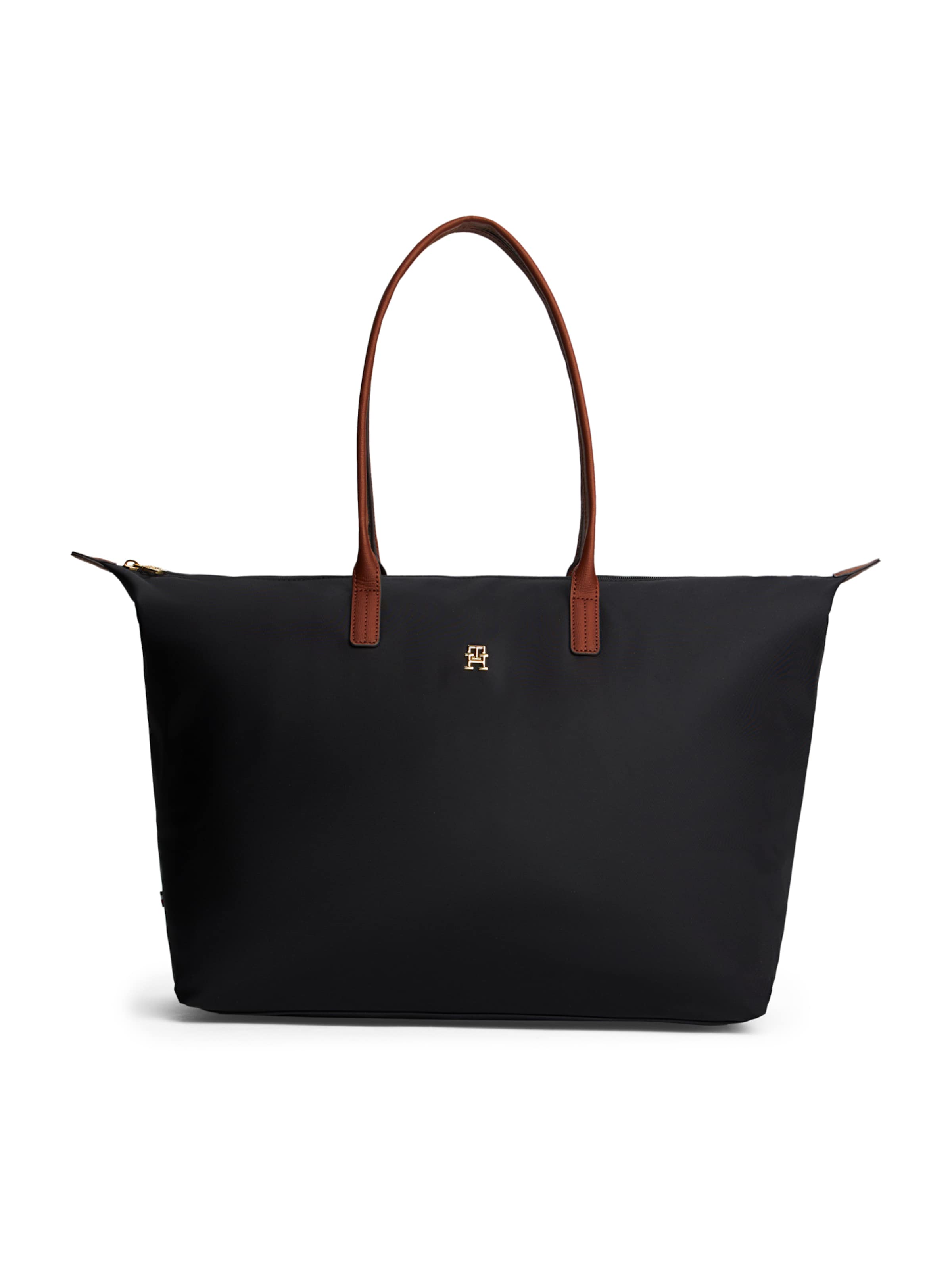 TOMMY HILFIGER - Shopper 'Popette' em preto: frente