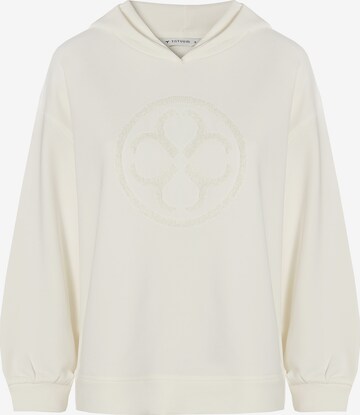 TATUUMSweater majica 'PONA' - bijela boja: prednji dio
