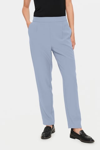 Regular Pantalon à pince 'Celest' SAINT TROPEZ en bleu : devant