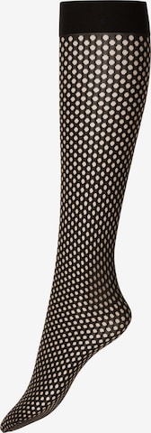 Wolford - Calcetines hasta la rodilla en negro: frente