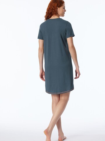 SCHIESSER Nachthemd ' Casual Essentials ' in Blauw