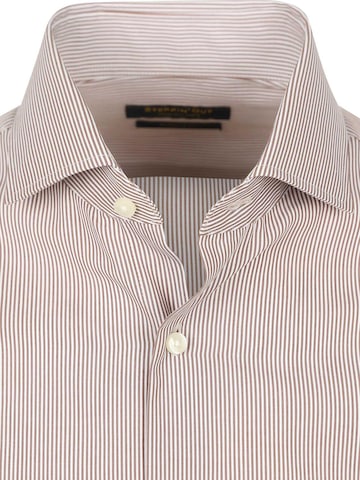 Steppin' out Regular fit Button Up Shirt in Brown