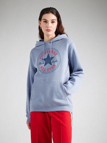 Sweat-shirt 'Go-To All Star' CONVERSE en bleu : devant