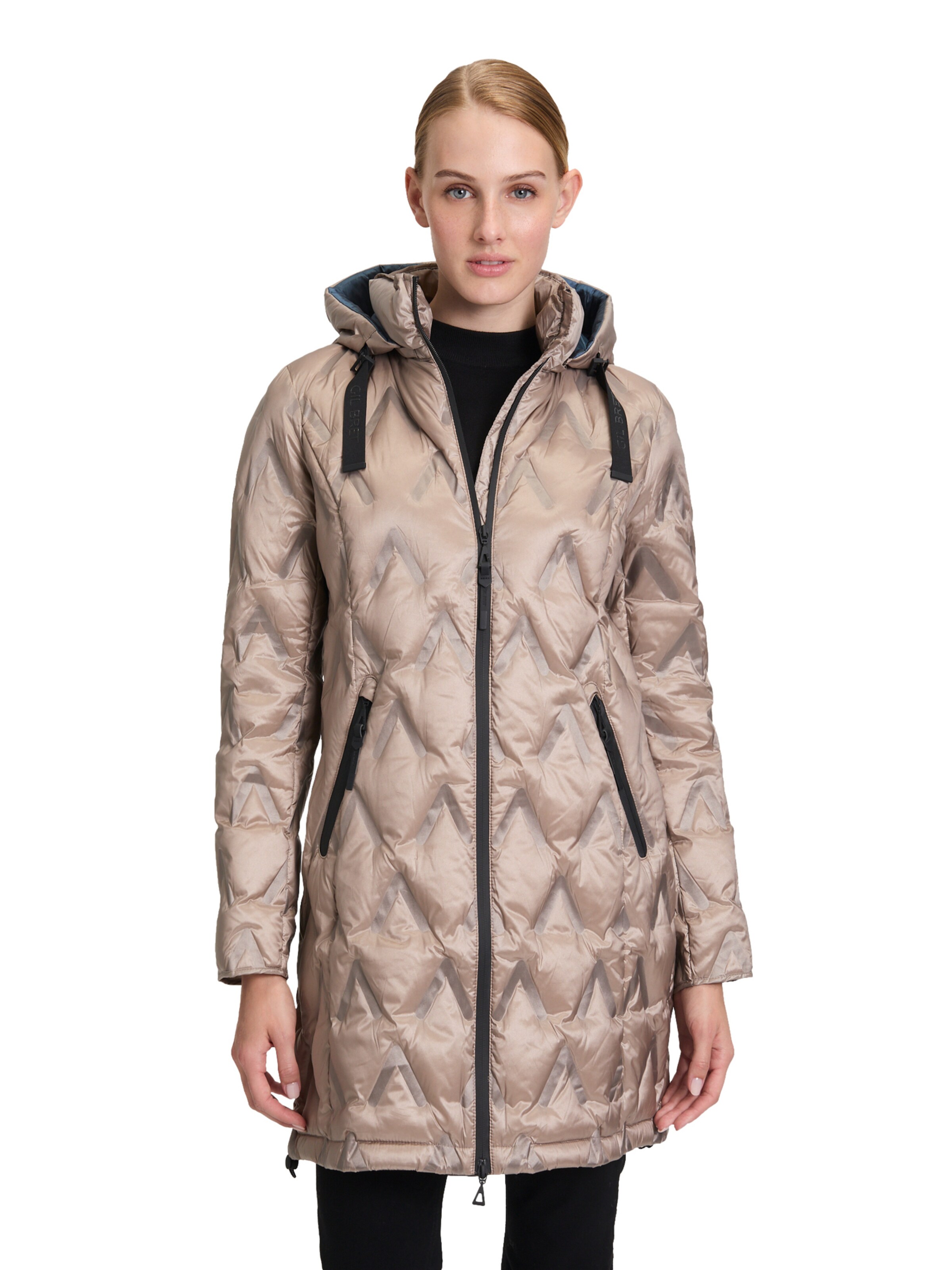 GIL BRET Wintermantel in Beige: Vorderseite