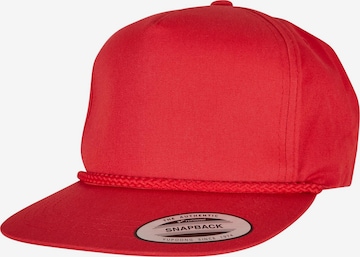 Casquette Flexfit en rouge : devant