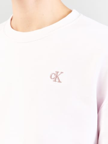 Felpa di Calvin Klein Jeans in rosa