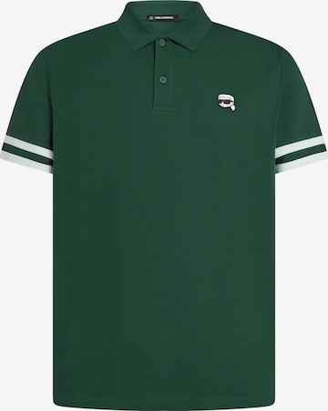 Tricou 'Ikon' de la Karl Lagerfeld pe verde: față