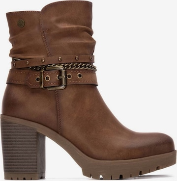 Stivale stringato 'Tronchetto Tacco- 172917' di Refresh in beige: frontale