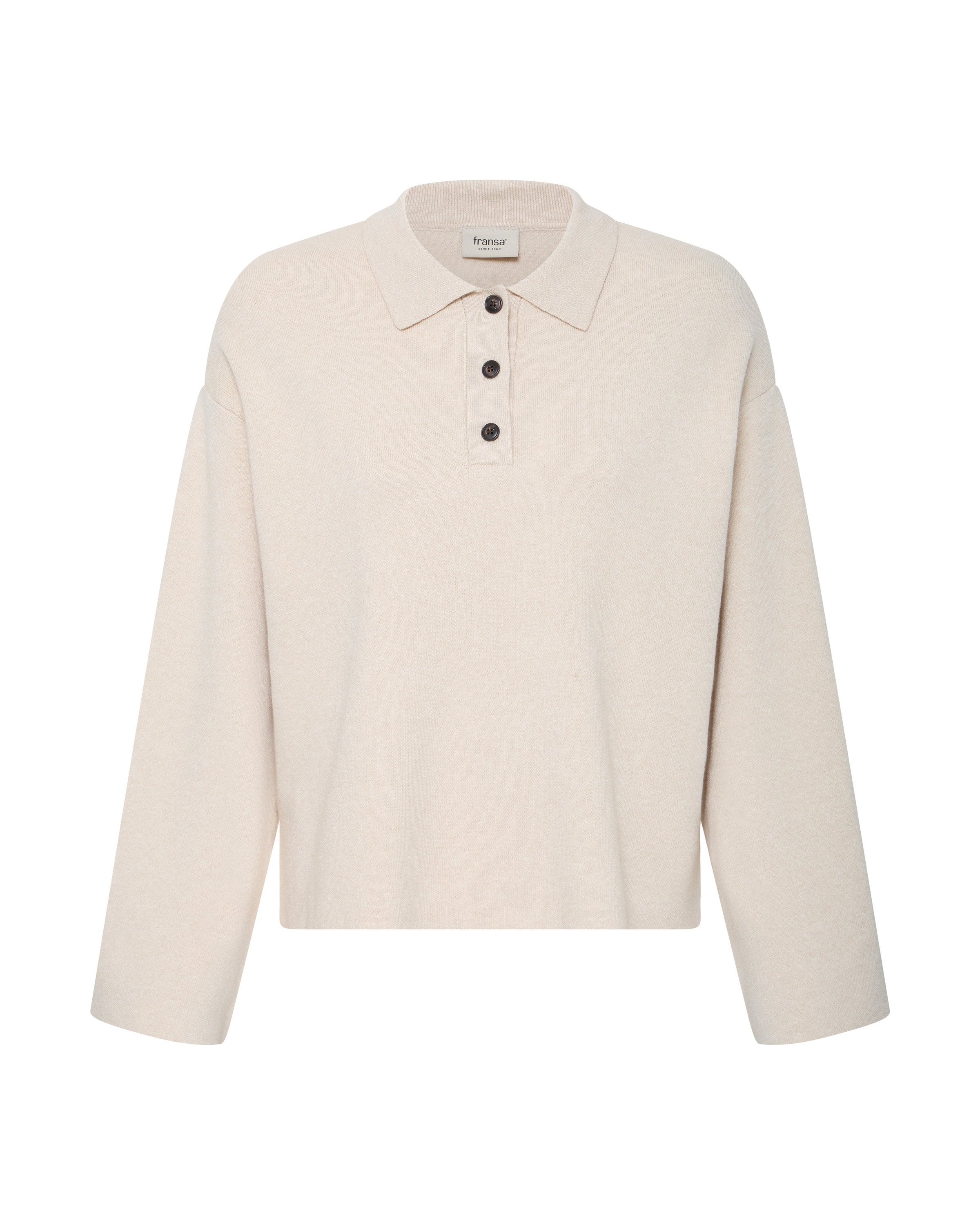 Fransa Sweatshirt 'FRVioleta' in Beige: Vorderseite