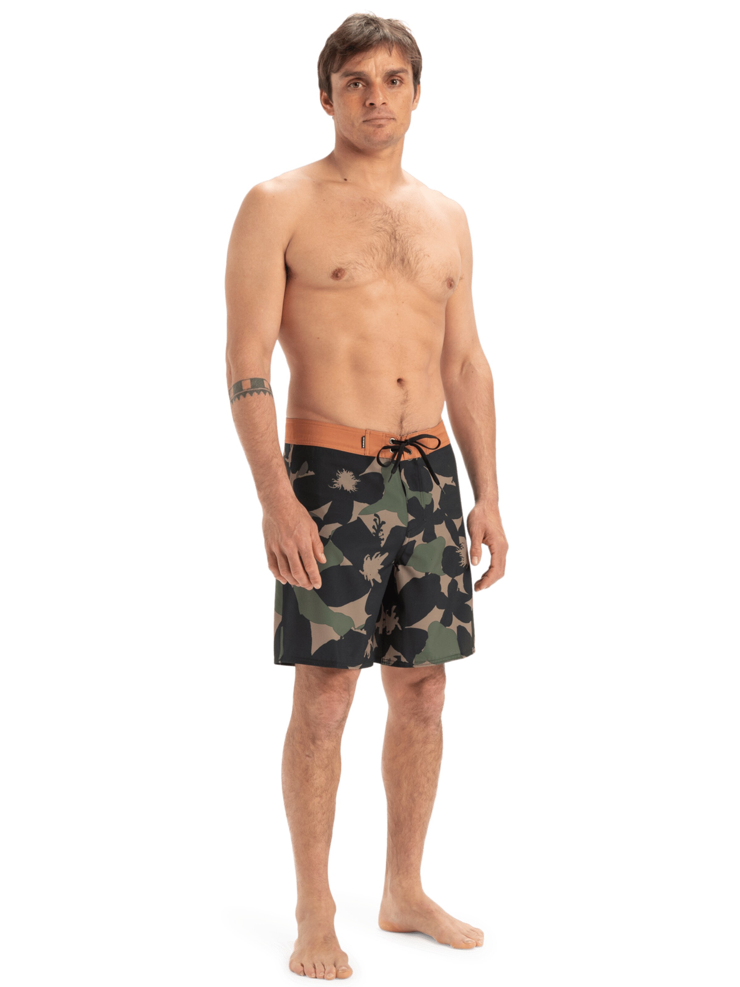 QUIKSILVER Boardshorts 'Surfsilk Straight Leg 18' in Schwarz