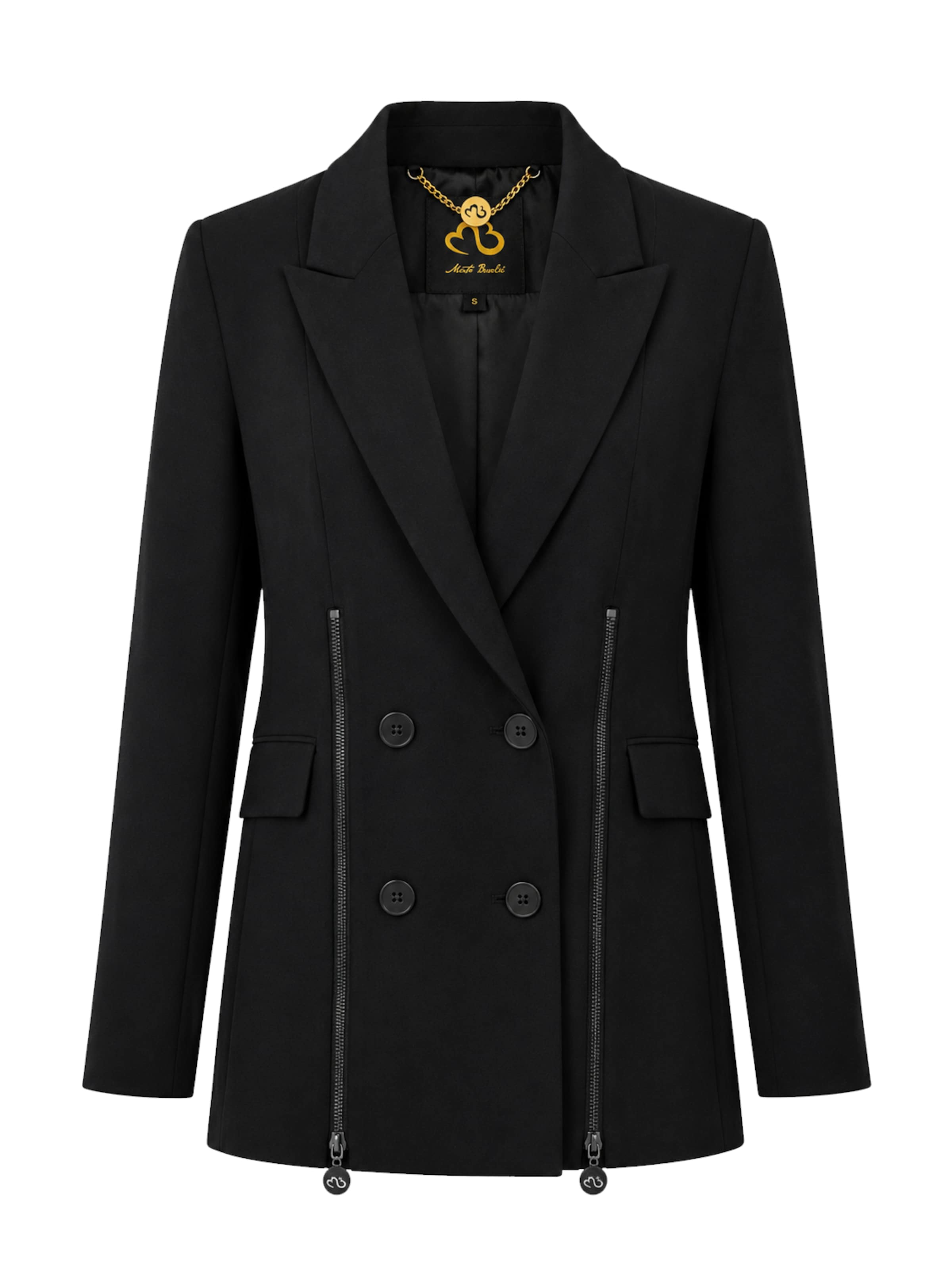 MB by Marta Buzolic Blazer in Black: front