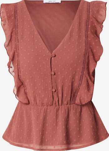 ABOUT YOU Blouse 'Pina' in Rood: voorkant