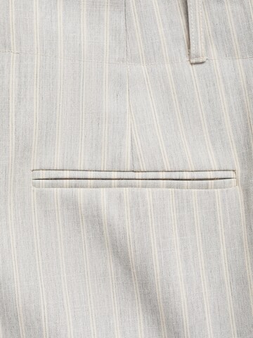 MANGO Wide leg Pleat-front trousers 'Hortens' in Blue